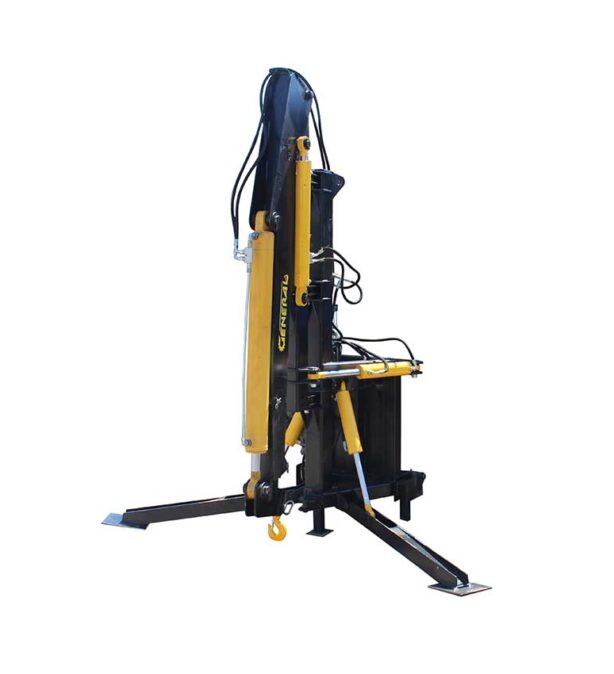 Loader cranes for tractors